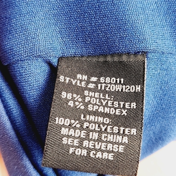 Jax Floral-Embroidered Sheath Midi Dress, Blue Pattern Size: 2 - Picture 11 of 11